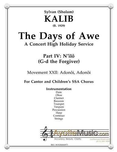 Kalib - Days of Awe - 23 Adonoi, Adonoi