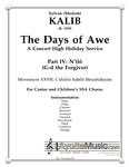 Kalib - Days of Awe - 27 Lshono haboo Birusholayim