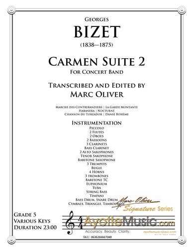 Bizet - Carmen Suite No. 2, arr. Marc Oliver