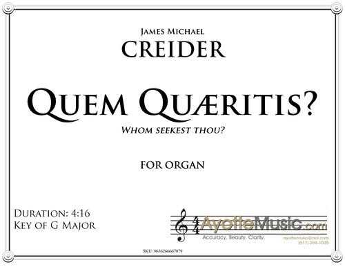 Creider - Quem Quaeritis?