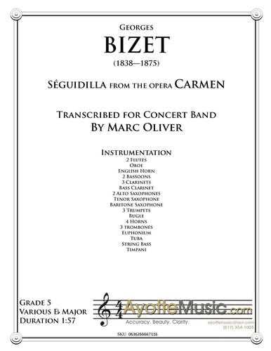 Bizet - Sequidilla from Carmen , arr. Marc Oliver