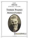 Delej - Three Piano Miniatures (Digital PDF Download)