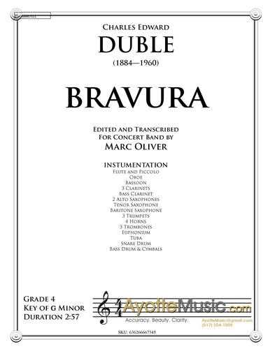 Duble - Bravura (Digital PDF Download), arr. Marc Oliver