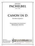 Pachelbel - Canon in D Brass Quartet) (Digital PDF Download)