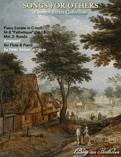 Beethoven - Adagio from the Pathetique Sonata for Flute and Piano, arr. Peter Gross (Digital PDF Download)