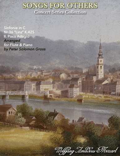 Mozart - Linz Symphony Adagio (Flute), arr. Peter Gross (Digital PDF Download)