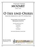 Mozart - O Isis uns Osiris (Bass aria from The Magic Flute) (Digital PDF Download)