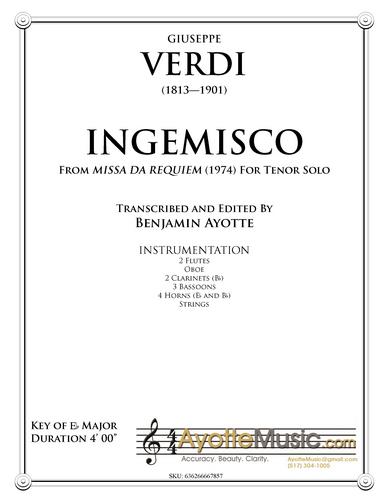 Verdi - Ingemisco (Tenor)