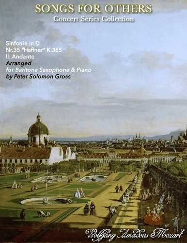 Mozart - Haffner Andante (Bari Sax), arr. Peter Gross (Digital PDF Download)