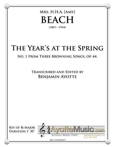 Beach - The Years at the Spring (Digital PDF Download)