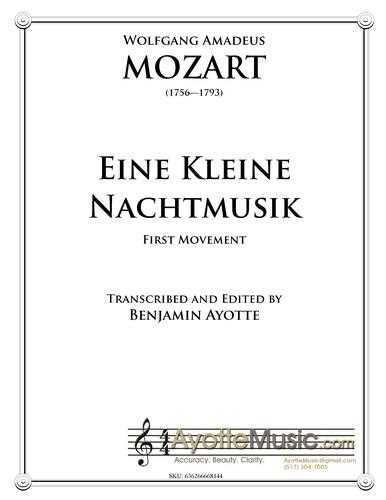 Mozart - Eine Kleine Nachrmusik, First Movement