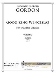 Traditional - Good King Windeslas, arr. Gordon