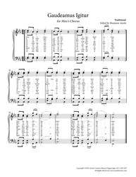 Anonymous - Gaudeamus Igitur (Digital PDF Download)