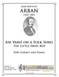 Arban - Aire Varie on a Folk Song, The Little Swiss Boy (Digital PDF Download)
