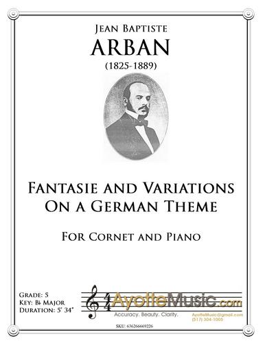 Arban - Fantasie and Variations on a German Theme