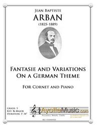Arban - Fantasie and Variations on a German Theme (Digital PDF Download)