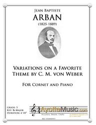 Arban - Variations on a Favorite Theme by C. M. von Weber (Digital PDF Download)