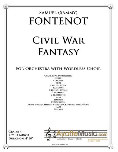 Fontenot - Civil War Fantasy (Digital PDF Download)