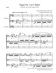 Fugue No. 1 in C Major (WTC Book 2) for String Trio