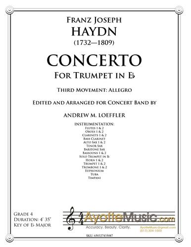 Haydn - Trumpet Concerto in Eb (transcribed for Concert Band) Third Movement